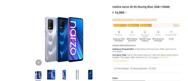 Realme Narzo 30