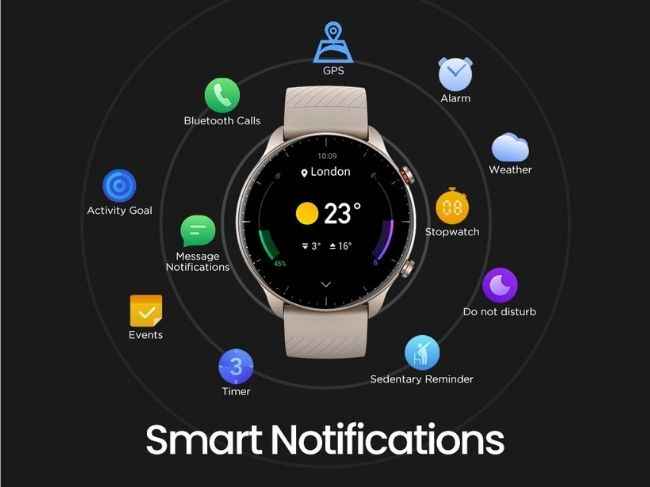 Smartwatch Amazfit Gtr 2 New Edition Thunder Black 3gb Gps