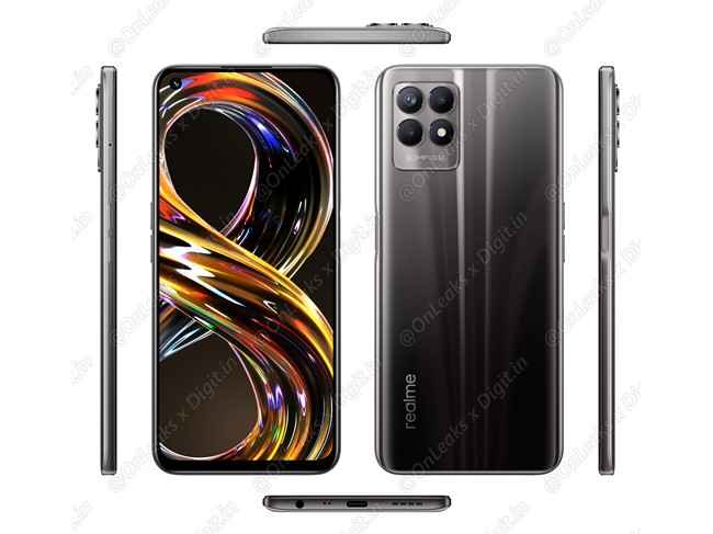 120Hz屏、5000萬像素三攝：realme 8i 官方宣傳圖與規格曝光；將全球首發Helio G96處理器！ 2