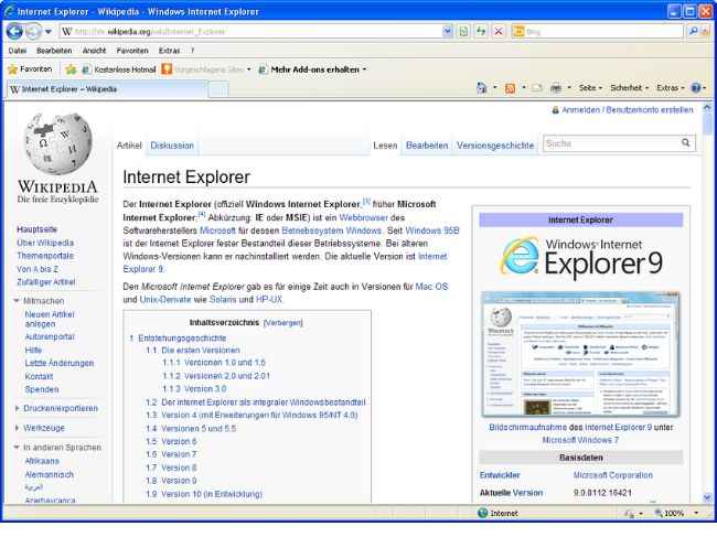 Internet Explorer browser alternative