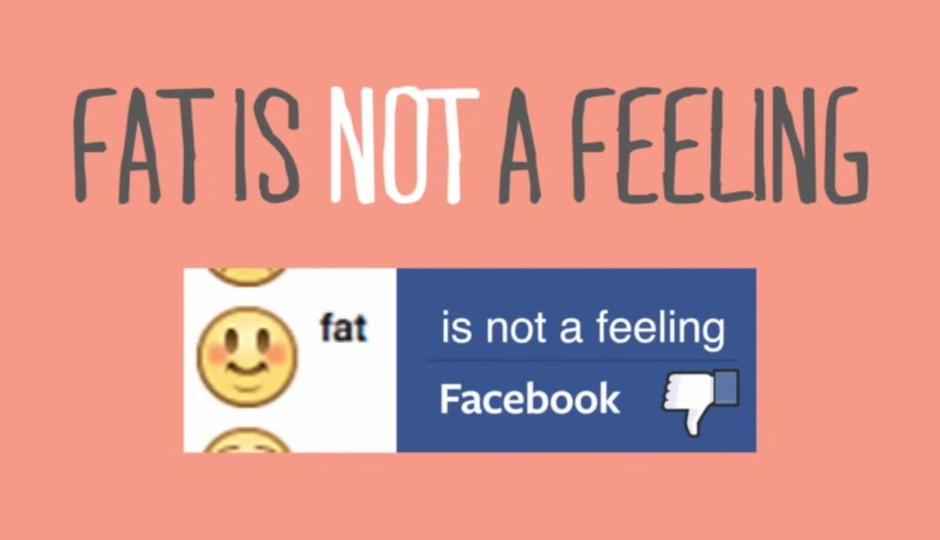 Facebook removes ‘feeling fat’ from its emoticons