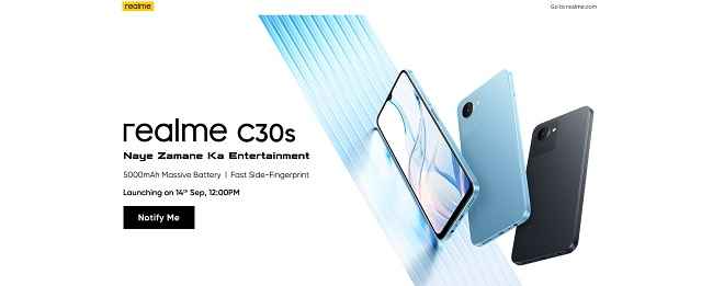 Realme C30s launched in india