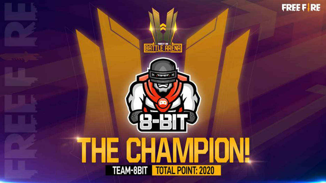 8bit Crowned Free Fire Battle Arena Champions