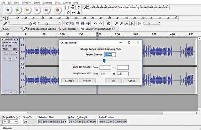 audacity equalization for podcast