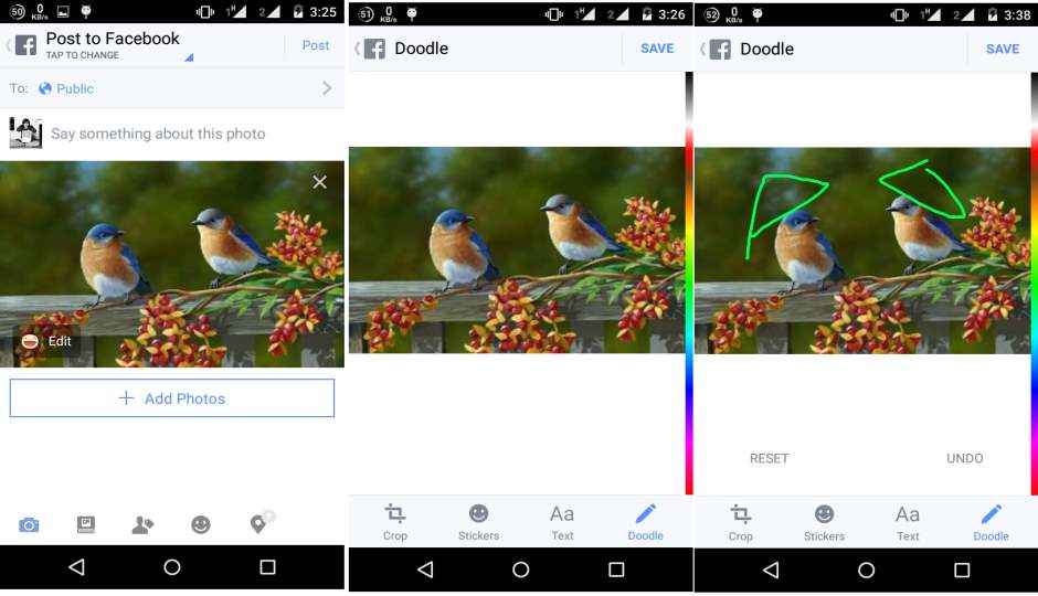 Facebook rolling out Doodle on photos for Android and iOS