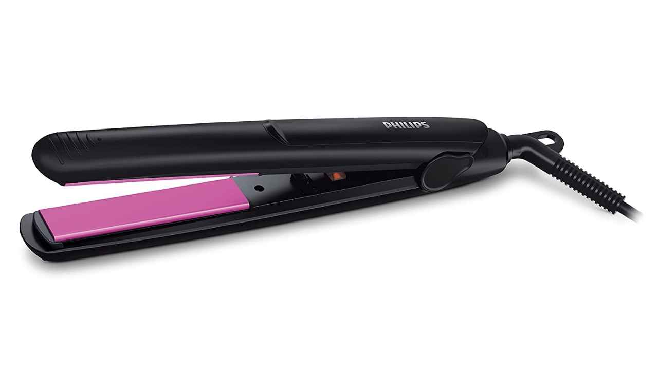 Hair straighteners with ceramic plate suitable for coarse hair