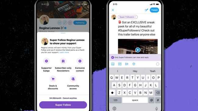 Twitter introduces Super Followers