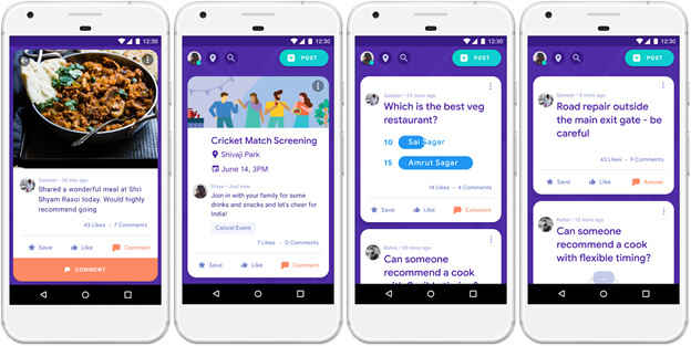 Google Neighbourly App screenshots