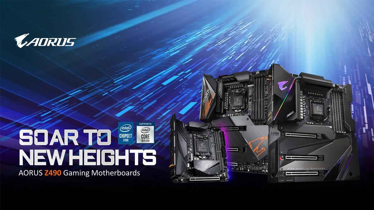 Gigabyte announces new Z490 motherboards for Intel 10th generation processors