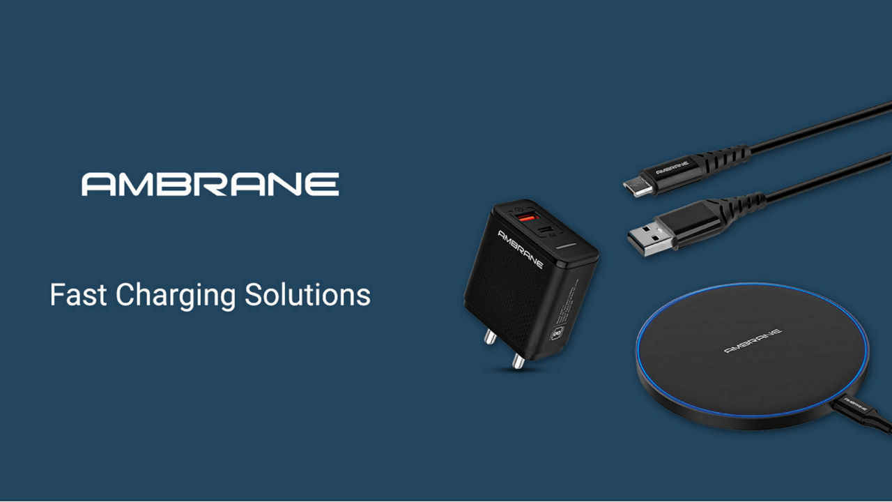 Ambrane launches wireless charger, smart cable and wall charger in India