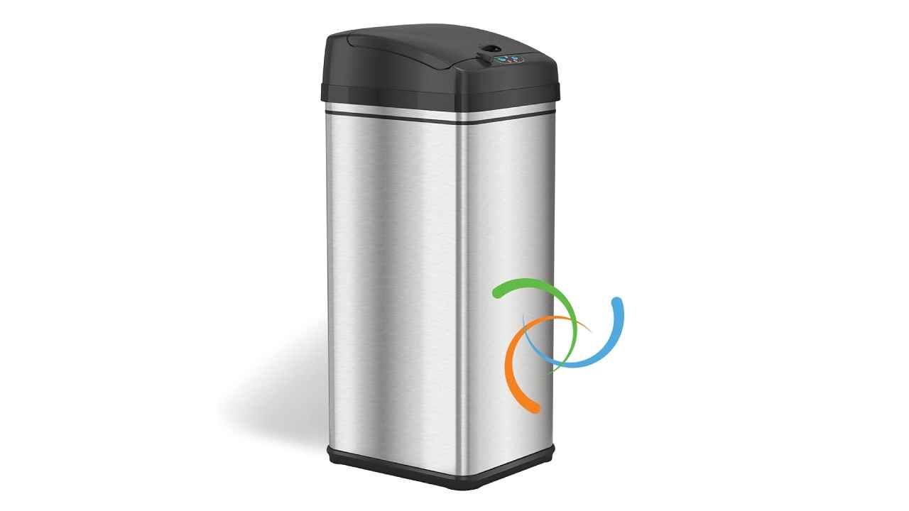 Contactless trash cans with motion sensor