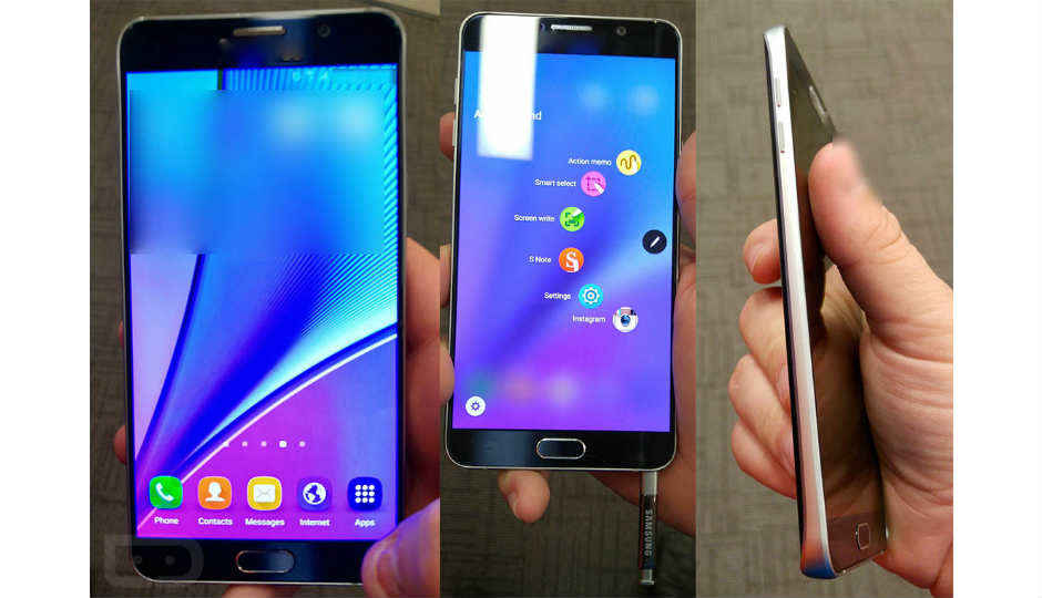 Samsung Galaxy Note 5 gets candid in front of the camera before launch
