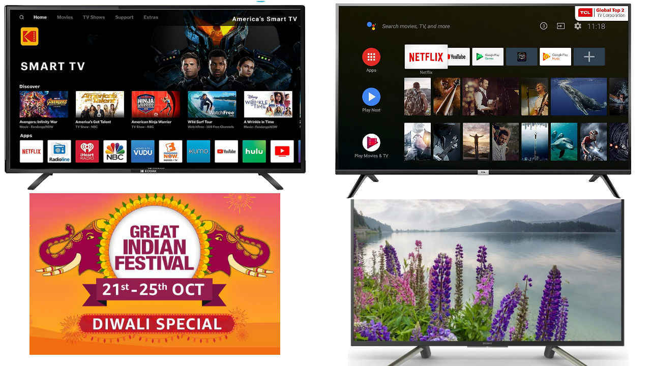 Five deals to check out on 50-inch TVs during the Amazon Great Indian Festival Diwali Special Sale