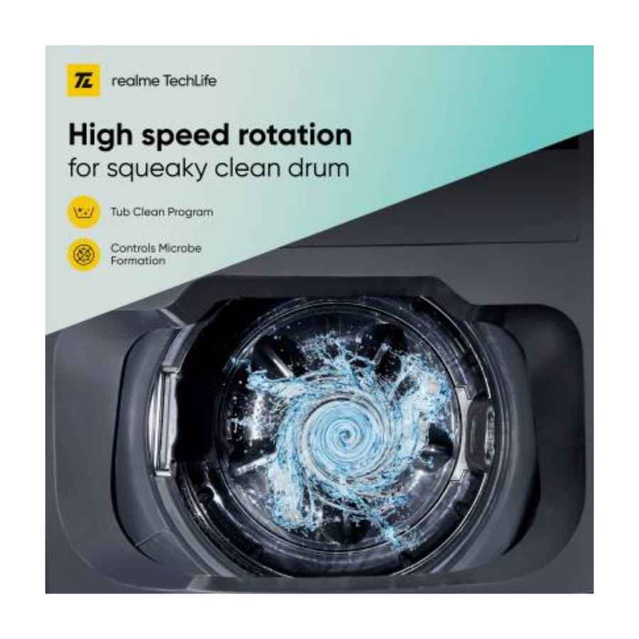 realme TechLife 6.5 kg Fully Automatic Top Load washing machine