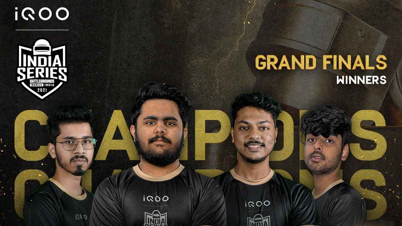 1st iQOO Battlegrounds Mobile India Series 2021 tournament won by Team Skylightz Gaming