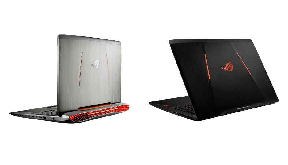 Asus launches ROG gaming laptops with Nvidia GTX 1070 GPU, prices start at Rs. 1,81,990