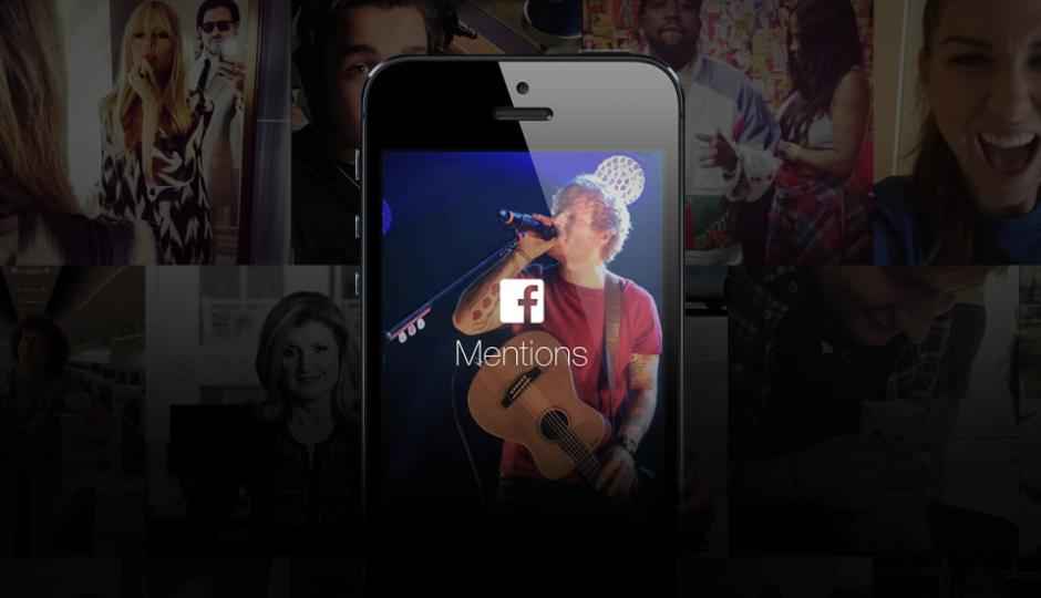 Facebook launches Mentions iOS app for celebrities