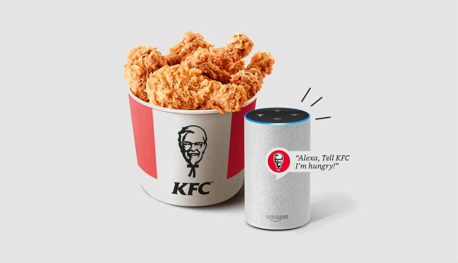 Ask Alexa to order ‘Finger Lickin’ food as Amazon ties up with KFC India
