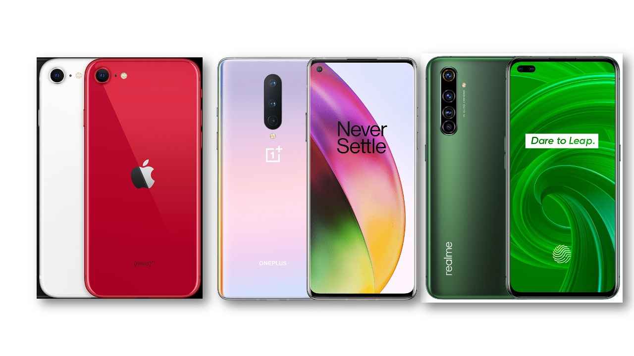 Apple iPhone SE 2020 vs OnePlus 8 vs Realme X50 Pro: Specifications and prices compared