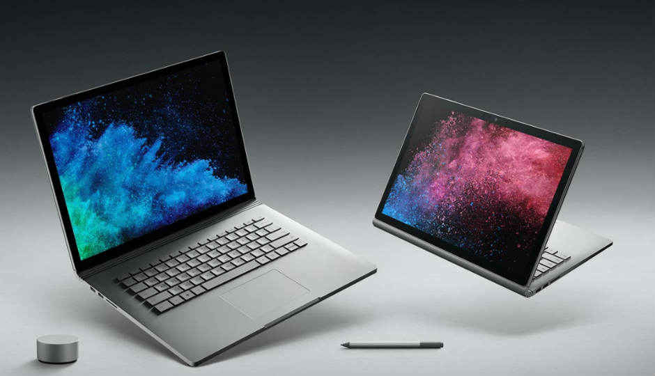 Microsoft ने Surface Book 2 किया लॉन्च, 13.5 इंच और 15 इंच के स्क्रीन साइज़ में है उपलब्ध