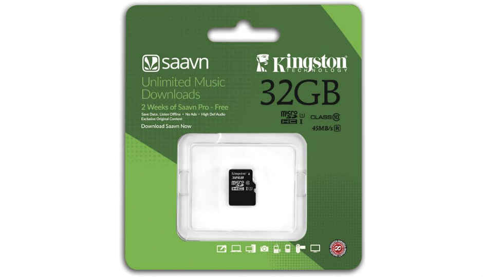 Kingston, Saavn partner to offer limited edition microSD cards