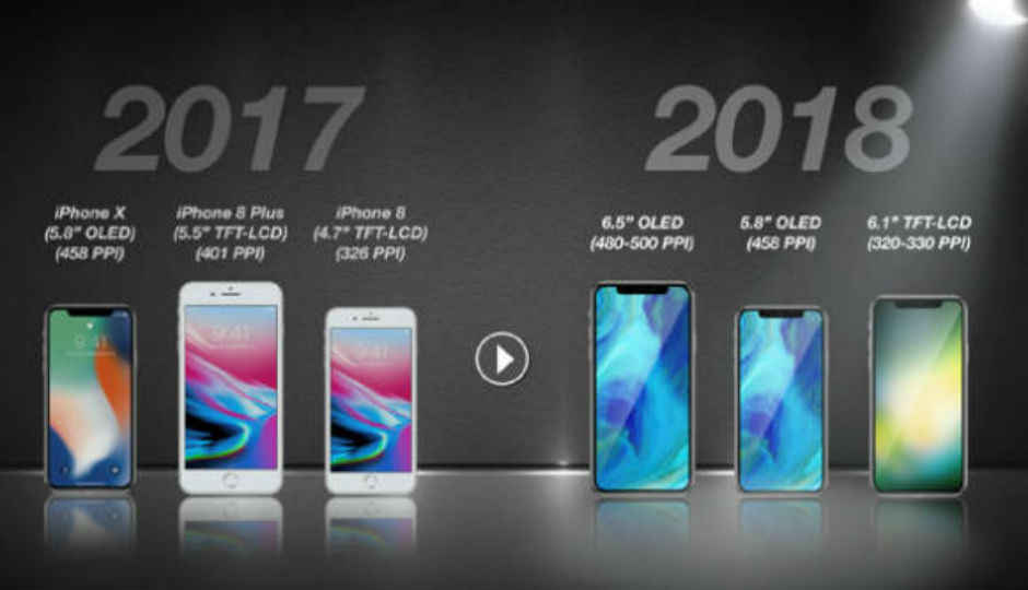 KGI lowers iPhone X shipment estimates, reaffirms Apple’s plans to launch 6.1 inch LCD iPhone, 6.5 inch OLED iPhone X Plus in September