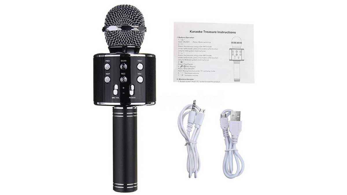JD WS-858 wireless Bluetooth Microphone