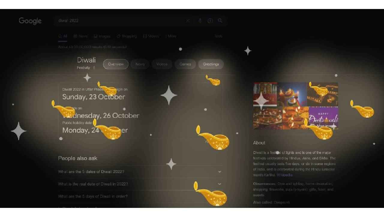 Google Search has a special Diwali Surprise for its Indian Users