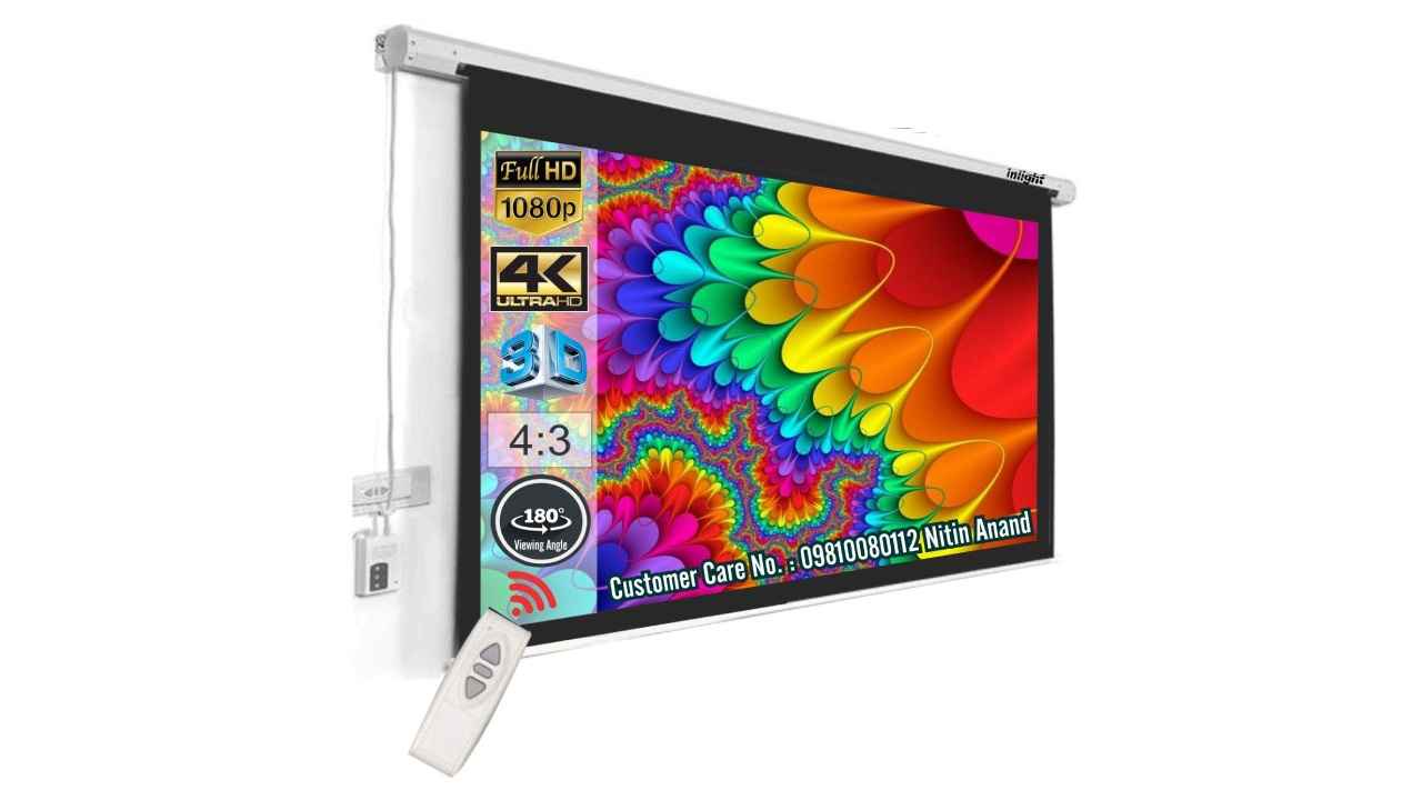 120-inch wall-mountable projector screens