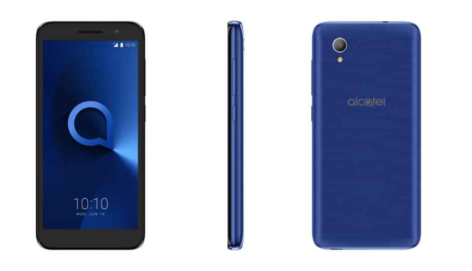 Alcatel 1 is an Android Oreo (Go Edition) smartphone with 5.34-inch display, 1GB RAM