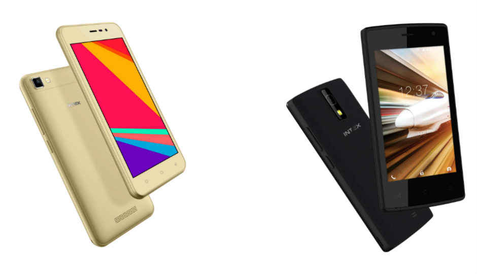 Intex Cloud C1, Aqua S1 with Android Nougat, 4G launched as Amazon exclusives