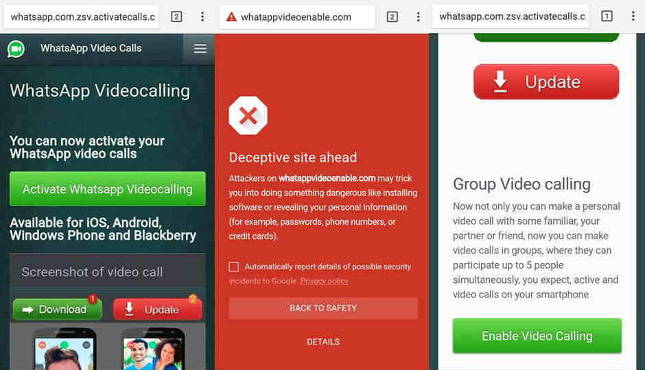 Beware! WhatsApp group video-calling invite is a malicious scam
