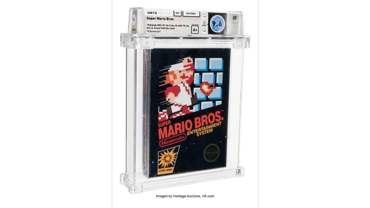 Super Mario Bros original cartridge sold for an insane Rs 4,84,48,000 at international auction