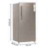 Haier 195 L 4 Star Single-Door Refrigerator (HED- 20CFDS)