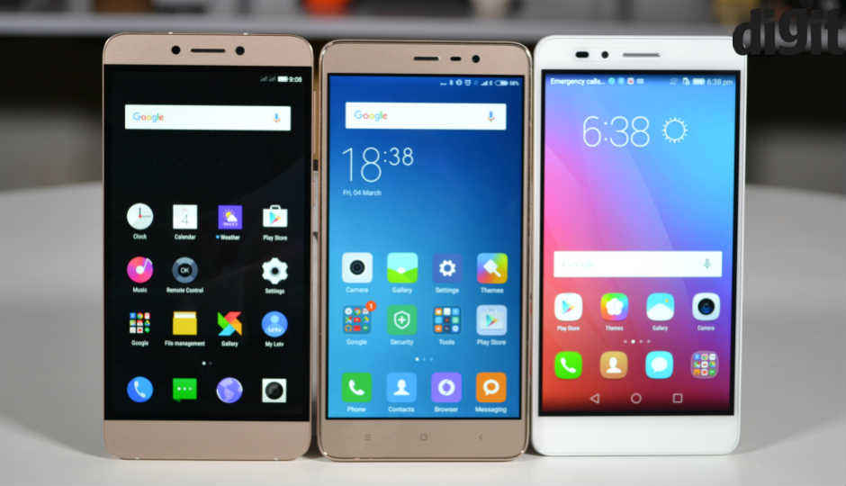 Comparison: Xiaomi Redmi Note 3 vs LeEco Le 1s vs Honor 5X