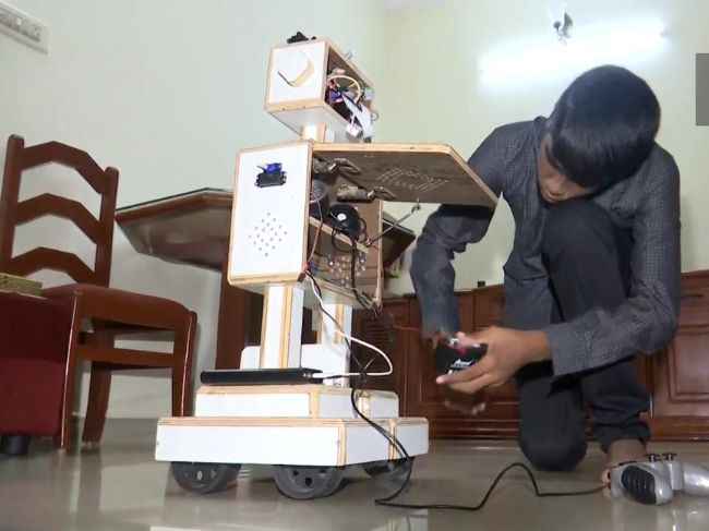 Tamil teen claims to have designed Raffi, a robot with emotions