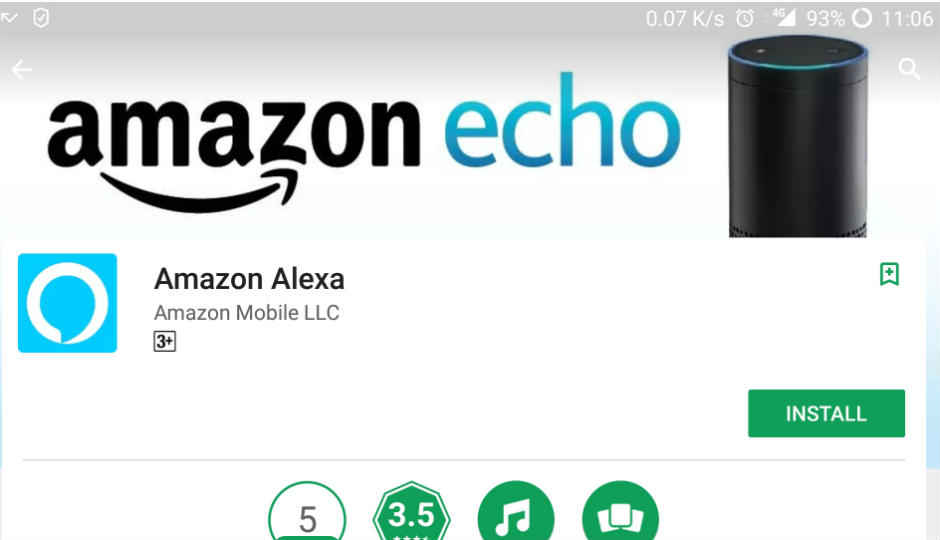 Amazon Alexa app goes live in India for iOS and Android ahead of Echo shipments