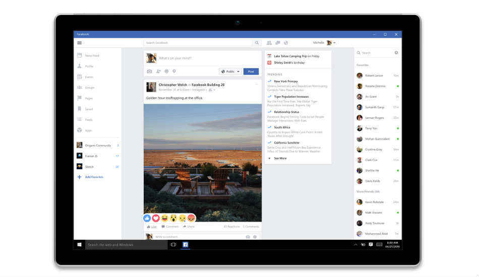 इंस्टाग्राम, फेसबुक और फेसबुक मैसेंजर ऐप्स अब विंडोज 10 पर उपलब्ध