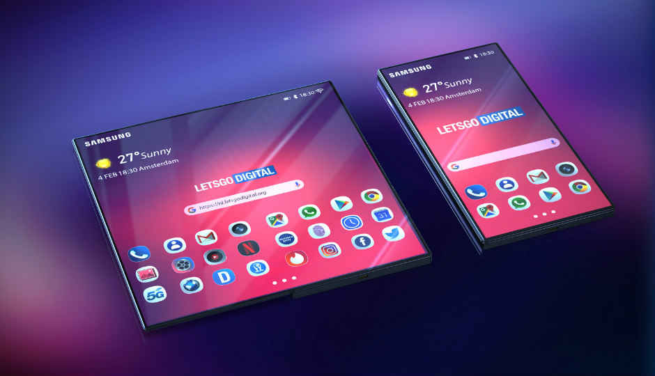 Latest 3D renders show complete design of Samsung’s foldable phone
