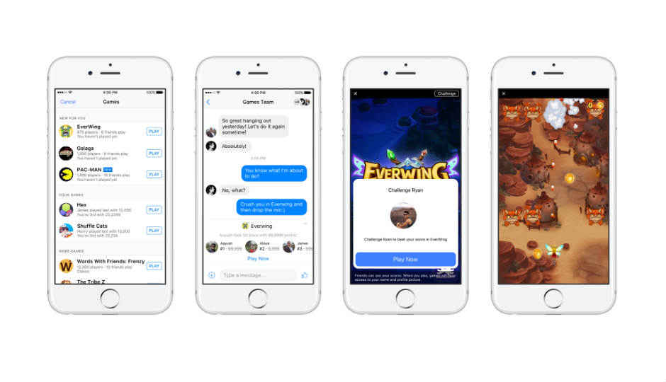 Facebook Instant Gaming adds Pacman, Galaga and more games to Messenger