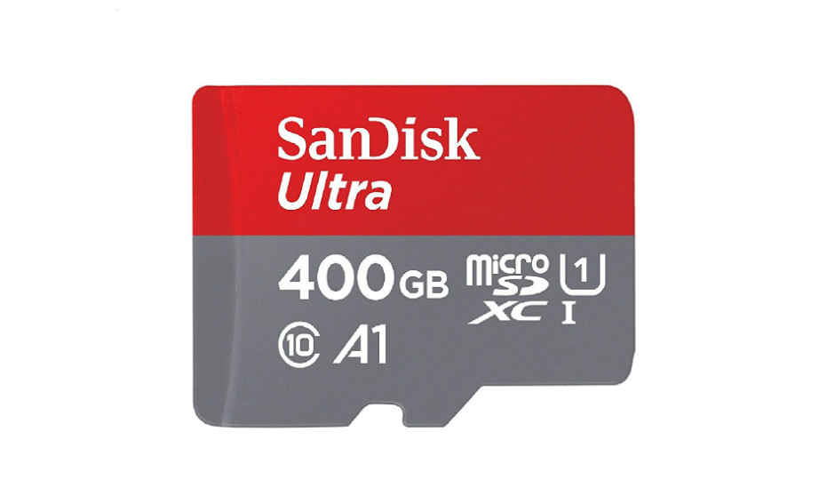 ಇಂದು ಭಾರತದಲ್ಲಿ ವೆಸ್ಟೆರ್ನ್ ಡಿಜಿಟಲ್ ಕಂಪನಿಯು 400GB ಯ ಸ್ಯಾನ್ಡಿಸ್ಕ್ ಅಲ್ಟ್ರಾ MicroSDXC UHS-I ಕಾರ್ಡನ್ನು ಬಿಡುಗಡೆ ಮಾಡಿದೆ