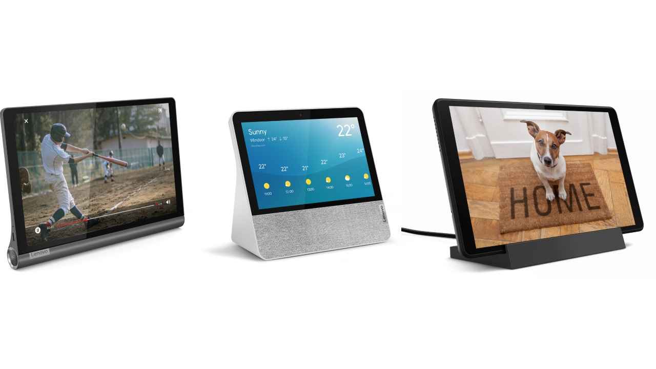 Lenovo Smart Display 7, Yoga Smart Tab and Lenovo Smart Tab M8 with Google Assistant unveiled