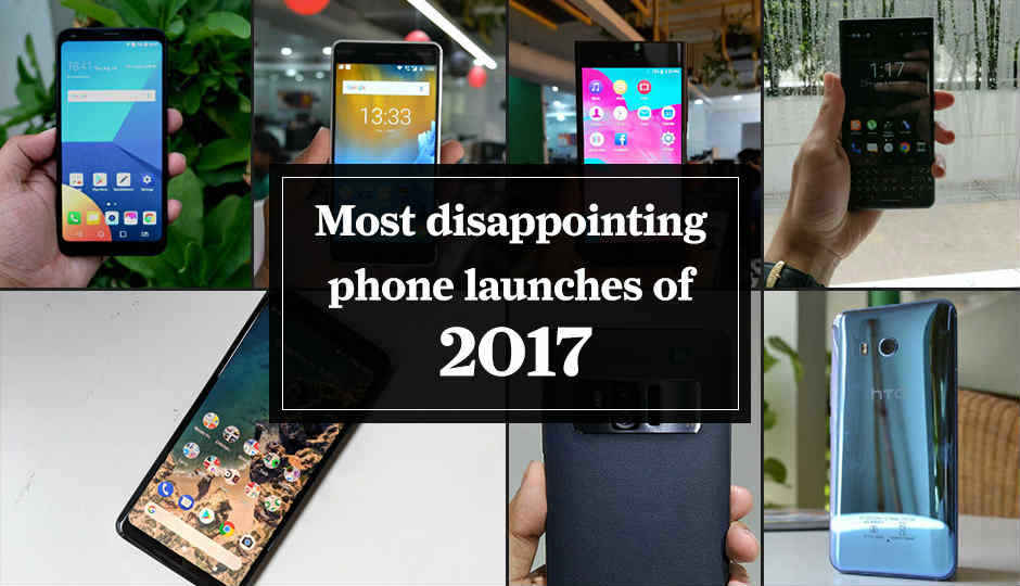 Most disappointing smartphones of 2017