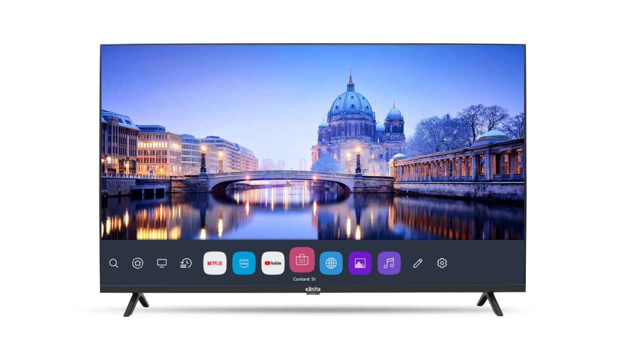 Elista introduces smart TVs powered by webOS in India starting ₹48,990