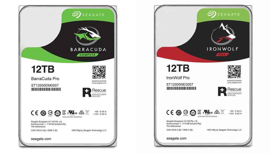 Seagate BarraCuda Pro, Ironwolf Pro 12TB internal hard drive launched in India