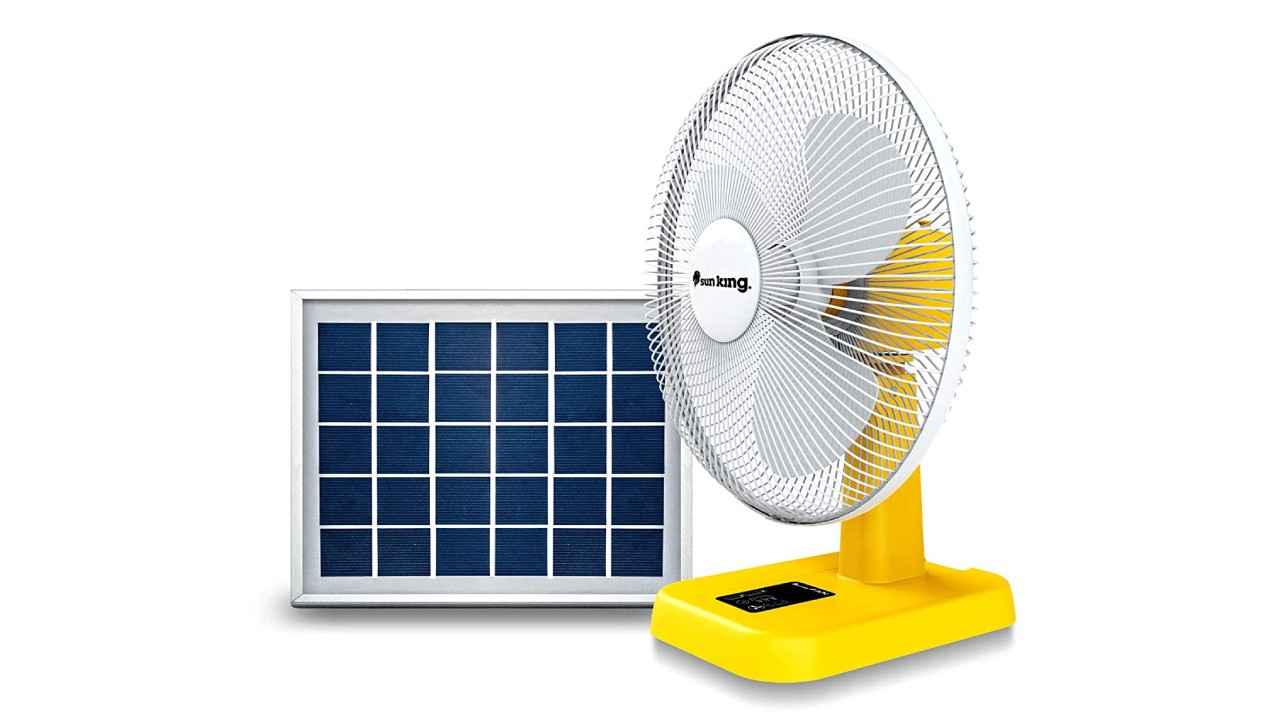 Solar-powered table fans for your home