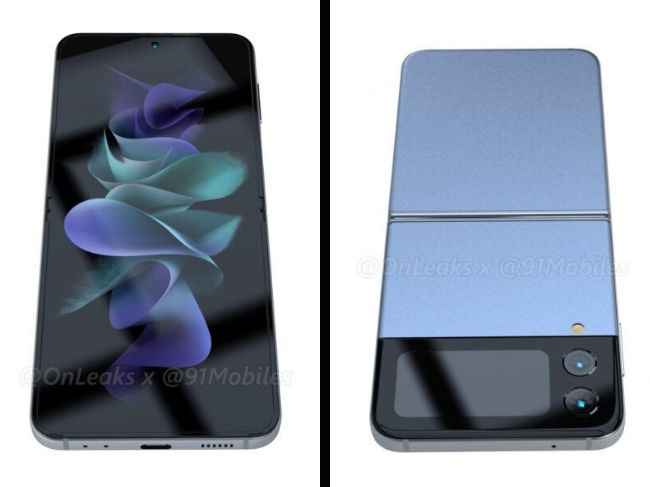 Samsung Galaxy Z Flip 4 5G renders