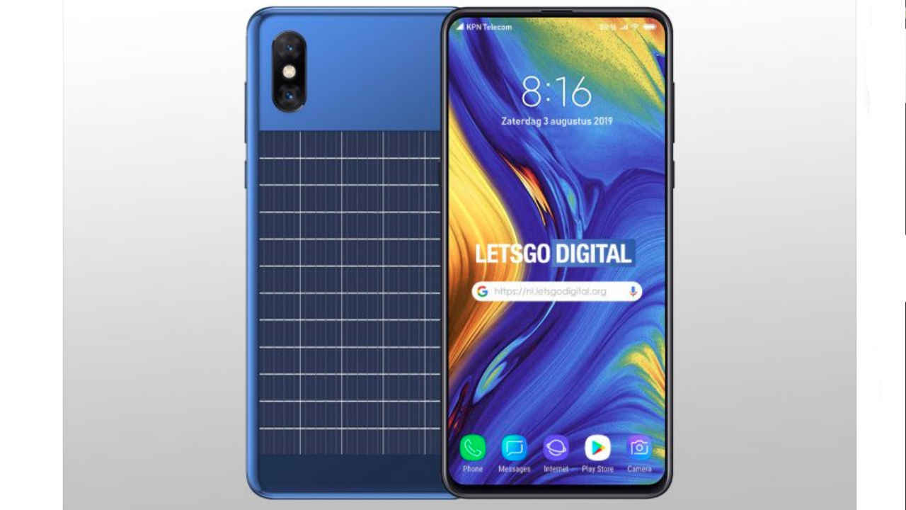 Xiaomi patents smartphone design with a solar back panel