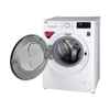 LG 8 kg Inverter Fully Automatic Front Load Washing Machine with In-built Heater White  (FHT1208SWW)