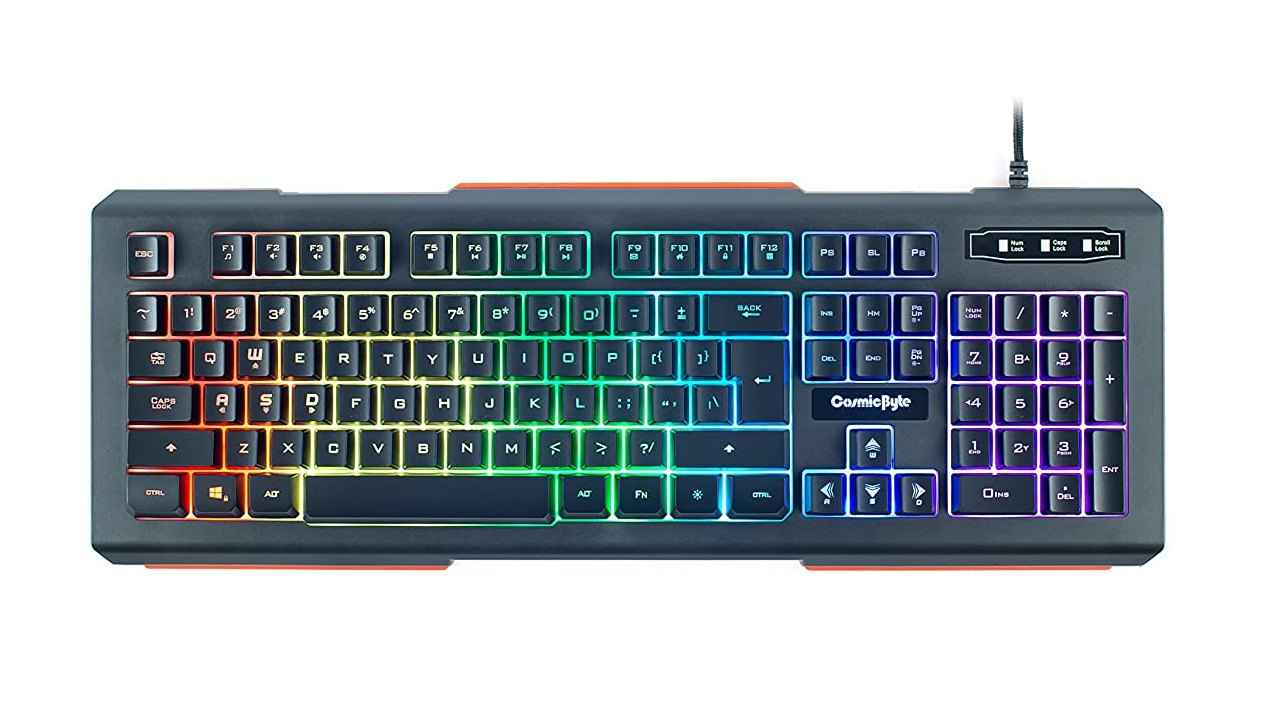 USB gaming keyboards with RGB lighting